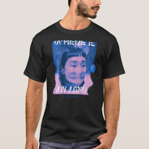 Terug print Techno muziek Vaporwave EDM party rave T-shirt