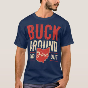 Terug rond en ontdek Ohio State familie T-shirt
