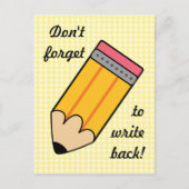 Terug schrijven briefkaart (Voorkant)