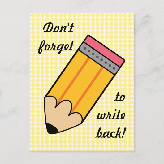 Terug schrijven briefkaart (Voorkant)