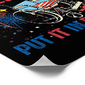 Terug Terry Zet het in zijn achteruit Vuurwerk Vla Poster (Hoek)