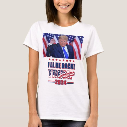 Terug - Trump 2024 T-shirt (Voorkant)