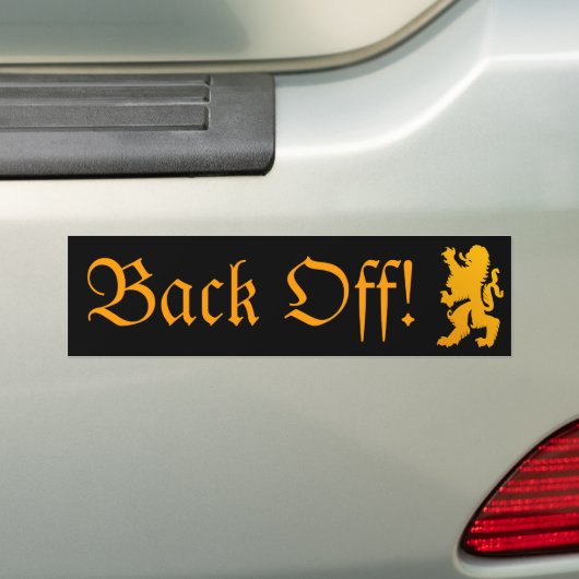 Terug uit Bumpersticker (Op auto)
