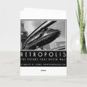 Terug uit - Ik doe wetenschappelijk Wenskaart Kaart (Achterkant)