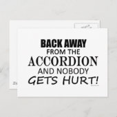 Terug van de accordeon briefkaart (Voorkant / Achterkant)