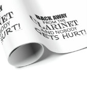 Terug van de Clarinet Cadeaupapier (Rol Hoek)