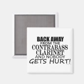 Terug van de contrabass Clarinet Magneet (Voorkant / Achterkant)