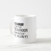 Terug van de Contrabasson Koffiemok (Voorkant links)