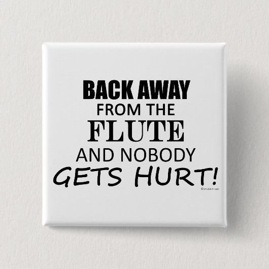 Terug van de flank vierkante button 5,1 cm (Voorkant)