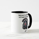 Terug van de Hatchet en we zullen dit vergeten Mok (Voorkant rechts)