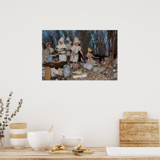 Terug van de jacht. poster (Keuken)