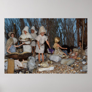 Terug van de jacht. poster