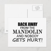 Terug van de Mandolin Briefkaart (Voorkant / Achterkant)