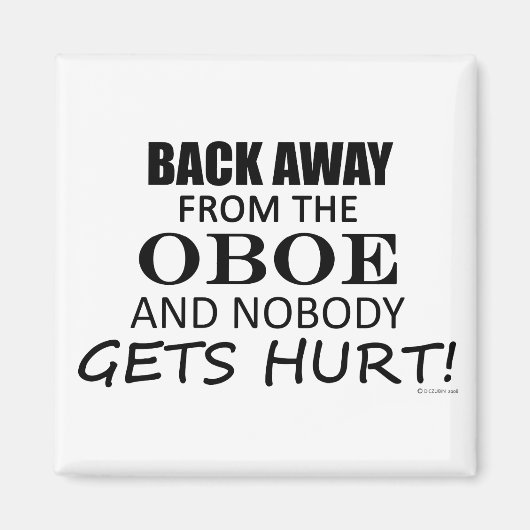Terug van de Oboe Magneet (Voorkant)