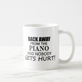 Terug van de piano koffiemok