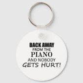 Terug van de piano sleutelhanger (Voorkant)
