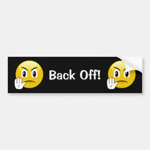 Terug van Emoji Bumpersticker