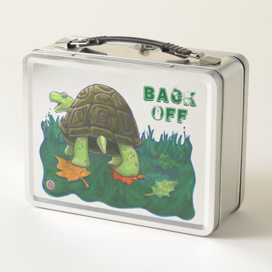 Terug van gepersonaliseerde Tortoise Luchbox (Achterkant)