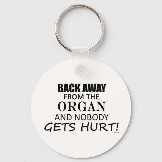 Terug van het orgaan sleutelhanger (Voorkant)