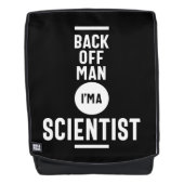 Terug van Man ben ik wetenschapper Rugtassen (Voorkant)