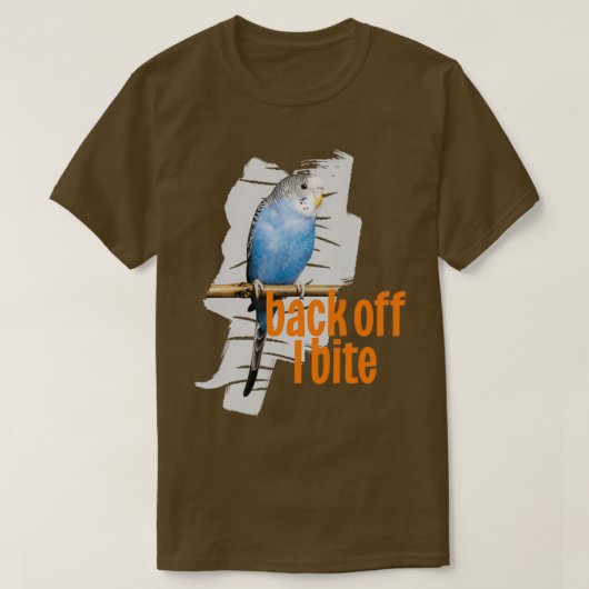 Terug van mij Bite Paraket T-shirt (Design voorkant)