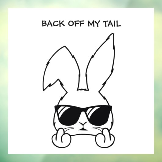 Terug van Mijn venster van het Lusje Decale Raamsticker (Vel 3)