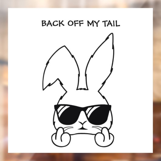 Terug van Mijn venster van het Lusje Decale Raamsticker (Vel 2)