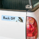 Terug van Osprey Hawk Bumpersticker (Op Truck)