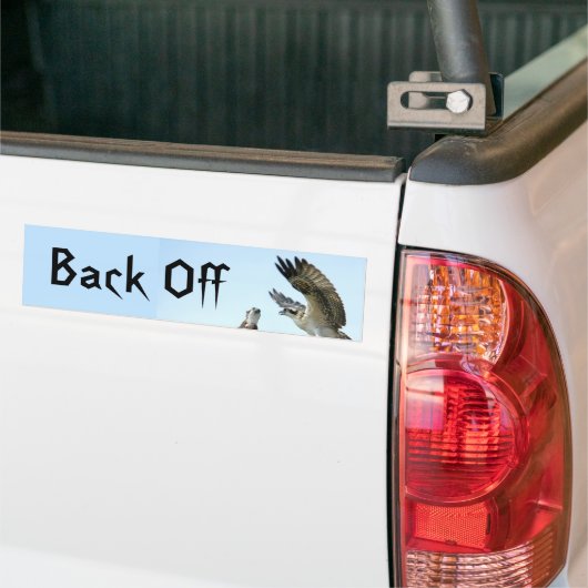 Terug van Osprey Hawk Bumpersticker (Op Truck)