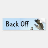 Terug van Osprey Hawk Bumpersticker (Voorkant)