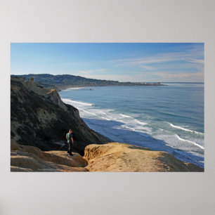 Terug van Tour ~ Torrey Pines Blacks Beach naar La Poster