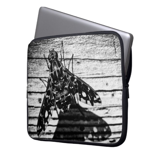 terug vliegen laptop sleeve (Voorkant Links)