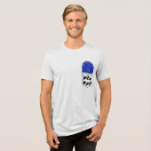 TERUG / VOORKANT - Katten rond Friends of Felines Tri-Blend Shirt (Voorkant volledig)