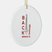 TERUG WAAR HET BEHOORT KERAMISCH ORNAMENT (Rechts)