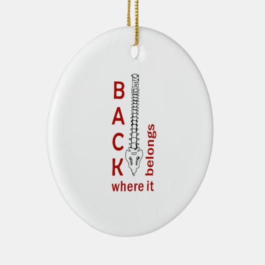 TERUG WAAR HET BEHOORT KERAMISCH ORNAMENT (Rechts)