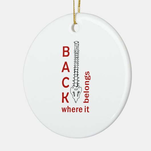 TERUG WAAR HET BEHOORT KERAMISCH ORNAMENT (Links)