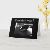 TERUG WANNEER?VERJAARDAG KAART (Gele Bloem)