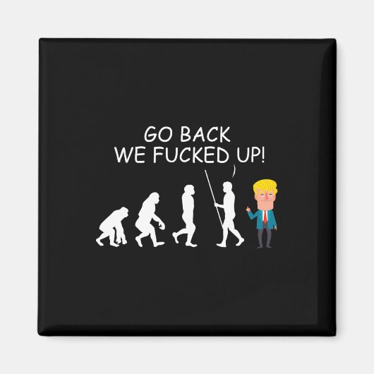 Terug We Ed Up Grappige Anti-Trump 2020 Verkiezing Magneet (Voorkant)