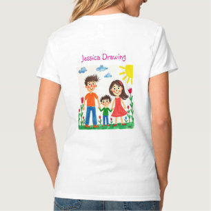 Terug Wees trots op het kunstwerk van je kind T-shirt
