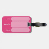 Terug-weg Bagagelabel (Achterkant horizontaal)