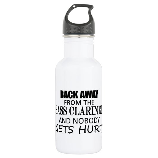 Terug weg van het klankbord waterfles (Voorkant)