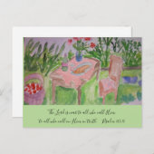 Terug Yard Briefkaart (Voorkant / Achterkant)