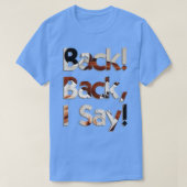 Terug zeg ik t-shirt (Design voorkant)