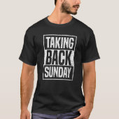 Terug zondag Apparel T-shirt (Voorkant)