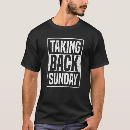 Terug zondag Apparel T-shirt (Voorkant)