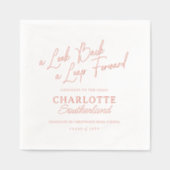 Terugblik Leap Forward Elegant afstudeerfeest Folie Servetten (Voorkant)