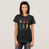 terugboor Chess Player Chess Time T-shirt (Voorkant volledig)