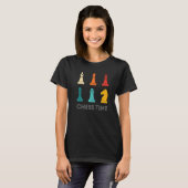 terugboor Chess Player Chess Time T-shirt (Voorkant volledig)