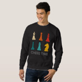 terugboor Chess Player Chess Time Trui (Voorkant volledig)