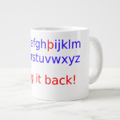 terugbrengen doorn grote koffiekop (Voorkant rechts)